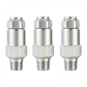 الفولاذ المقاوم للصدأ هيدروليكي ذرة LNN الفوهة الرطوبة الهواء ذرة رذاذ رذاذ الفوهة الفوهة الفوهة الفوهة الفوهة